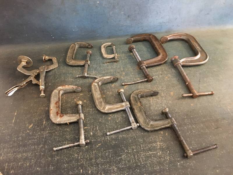 lot 82 image: C-clamps