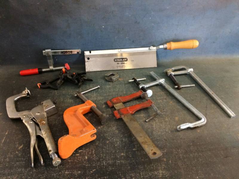 lot 85 image: Saw, Clamps and More