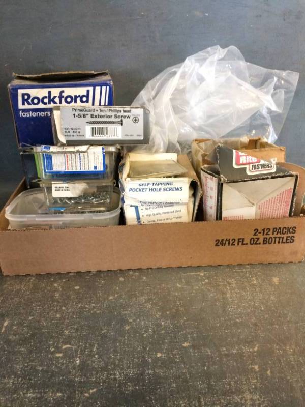 lot 94 image: Assorted Screws and Fasteners