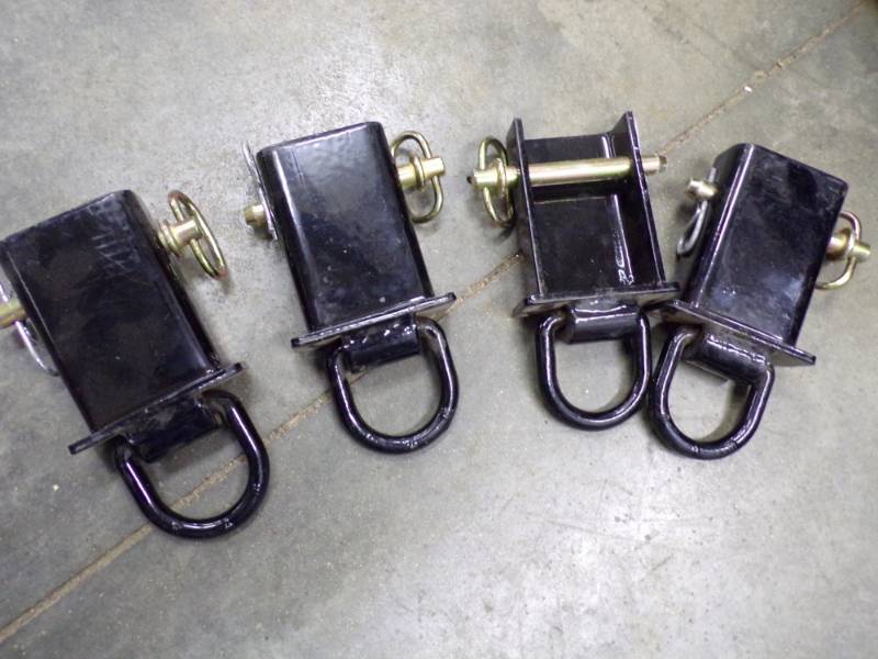 lot 130 image: Trailer Stake Pocket Strap Ring Bracket