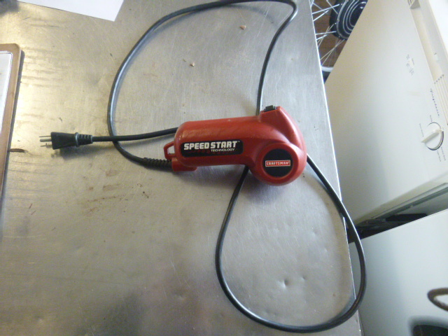 craftsman trimmer electric start