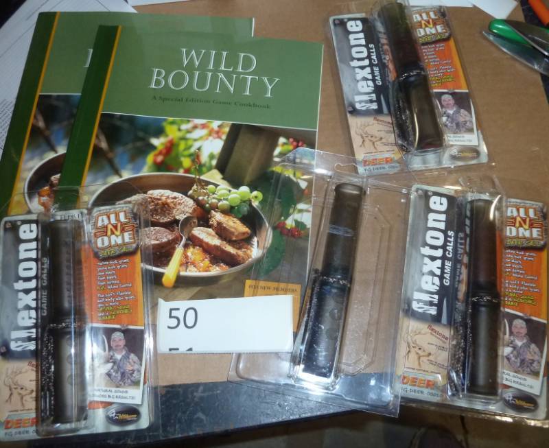 lot 50 image: Four Flextone Deer calls - damaged ...