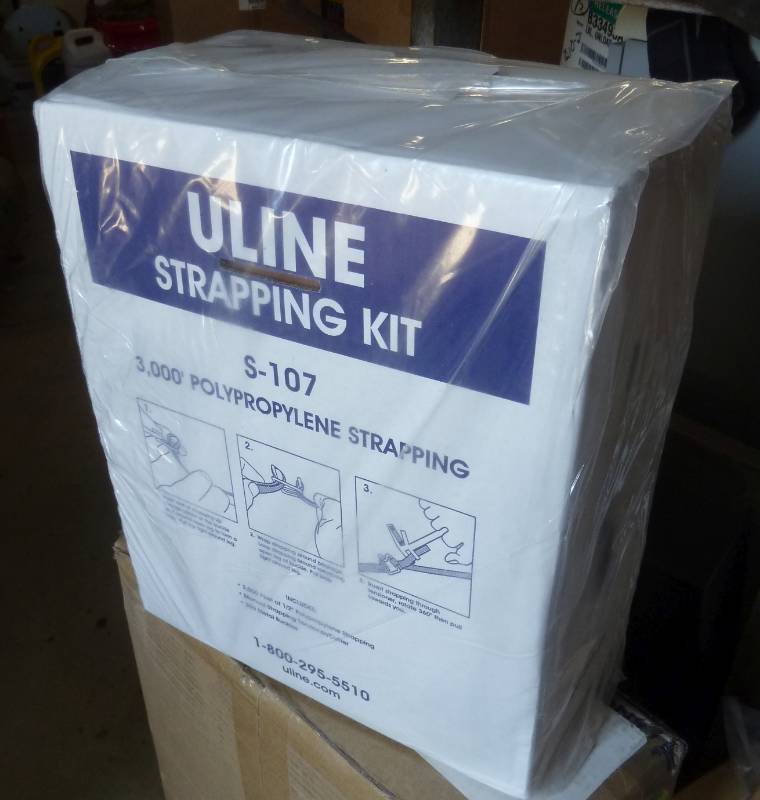 lot 61 image: New poly strapping kit, comes with ...