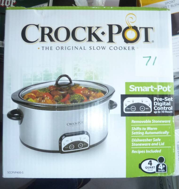 lot 71 image: new 4 qt Crockpot...