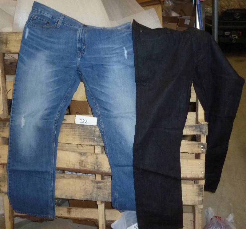 lot 122 image: Two New pair of Adam Levine Jeans P...