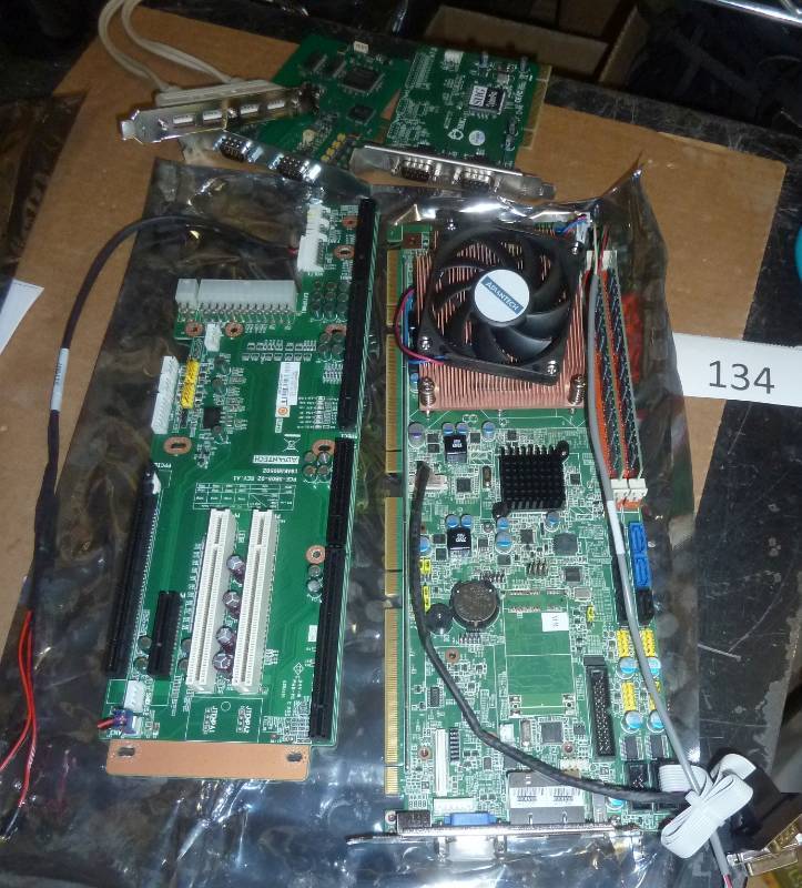 lot 134 image: New advantech computer system board...