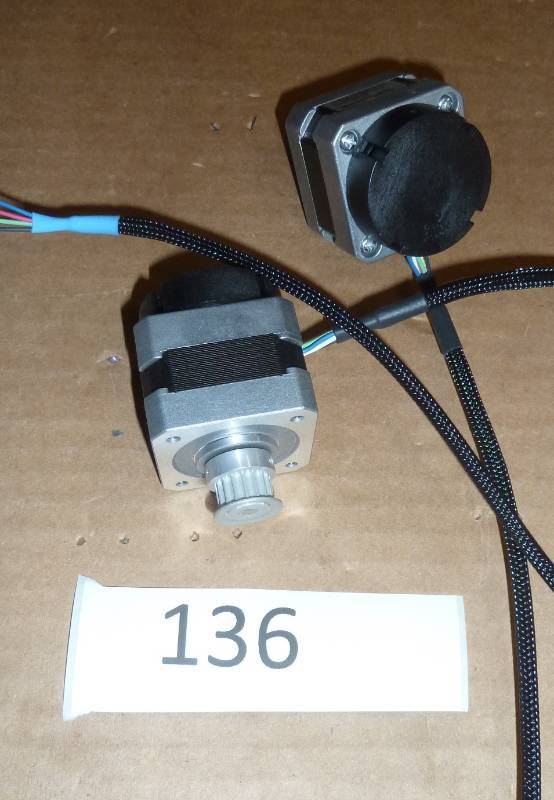 lot 136 image: 2 New Vexta 2 phase stepping motors...
