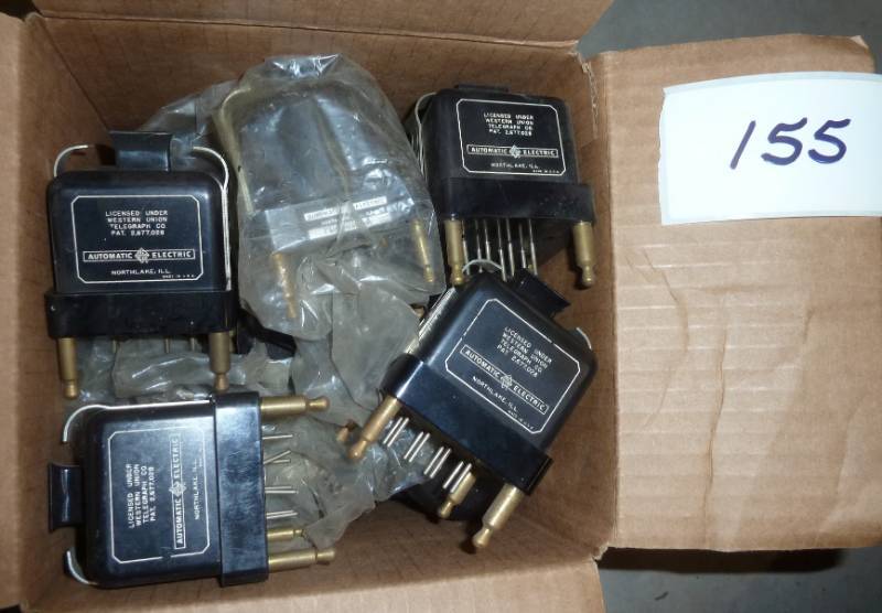 lot 155 image: box of 16 vintage Western Union rel...