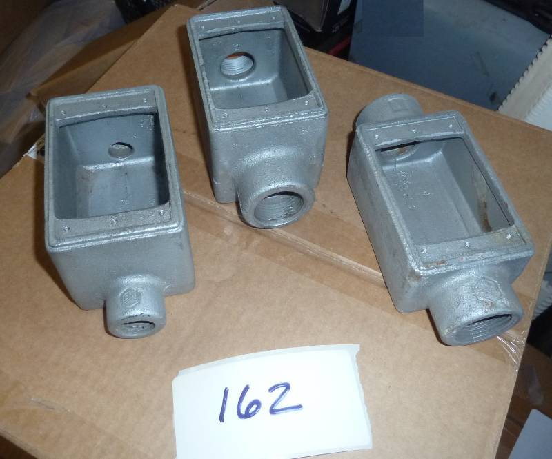lot 162 image: 3 outdoor explosion proof outlet bo...