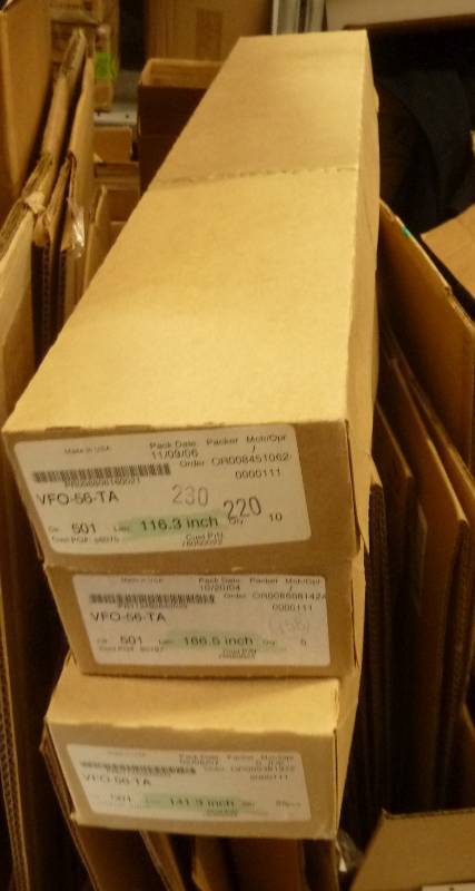lot 172 image: 40 new YKK Zippers long, 116, 141 a...