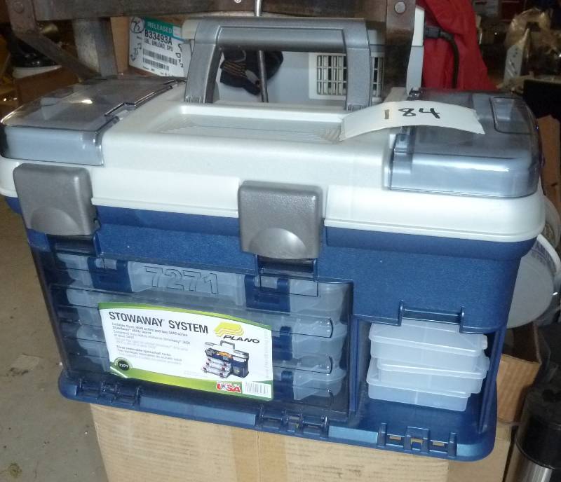 lot 184 image: new Plano Stowaway 7271 fishing tac...