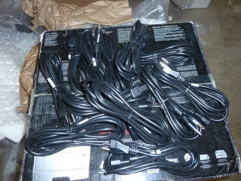 lot 193 image: lot of 12 new appliance power cable...