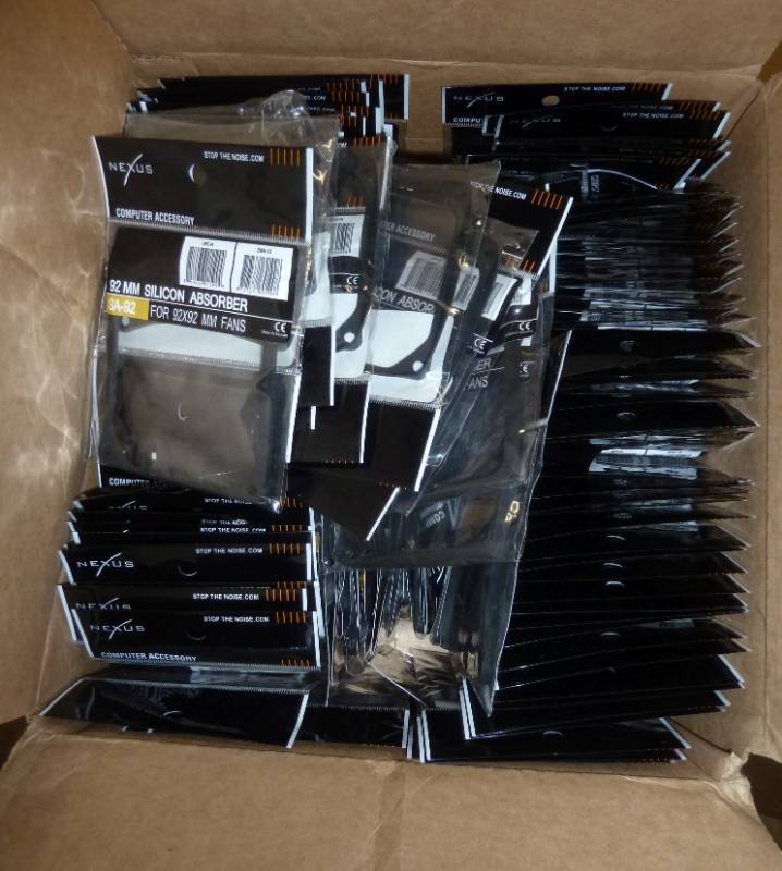 lot 194 image: lot of 125 new fan silencervibrati...
