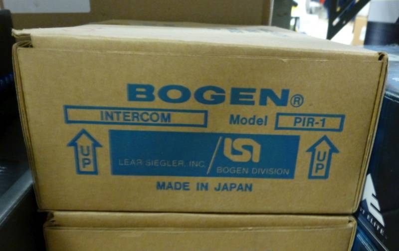 lot 196 image: 3 new BOGEN Intercom Units Model PI...