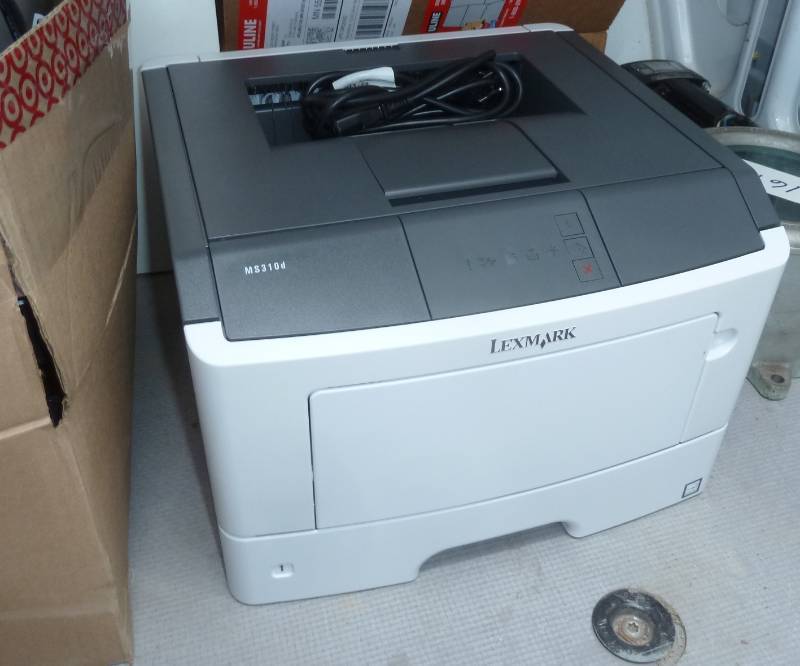 lot 197 image: New Lexmark MS310d Laser Printer - ...
