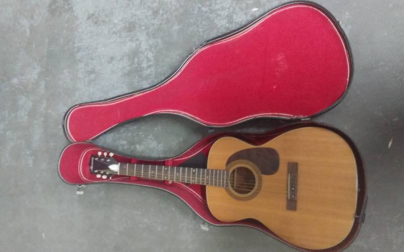 lot 45 image: Harmony 6-String Guitar With Case Made In USA