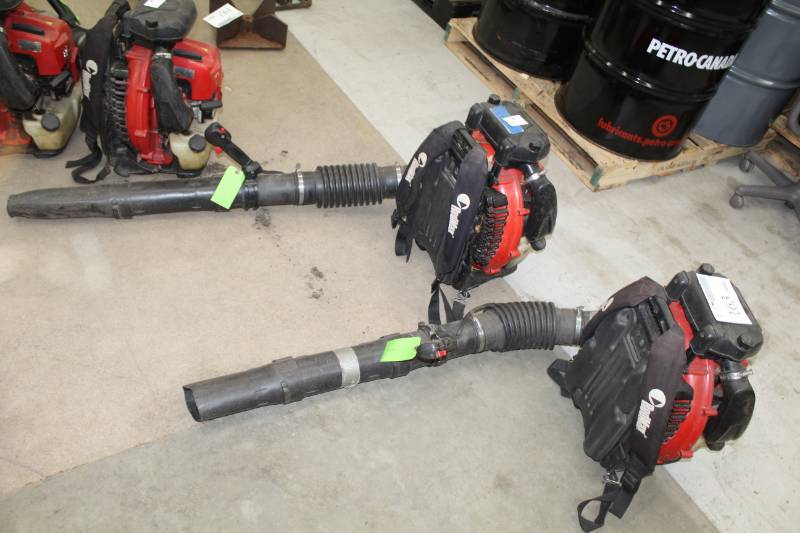 lot 163 image: 20152016 RedMax Gasoline Powered Backpack Blowers