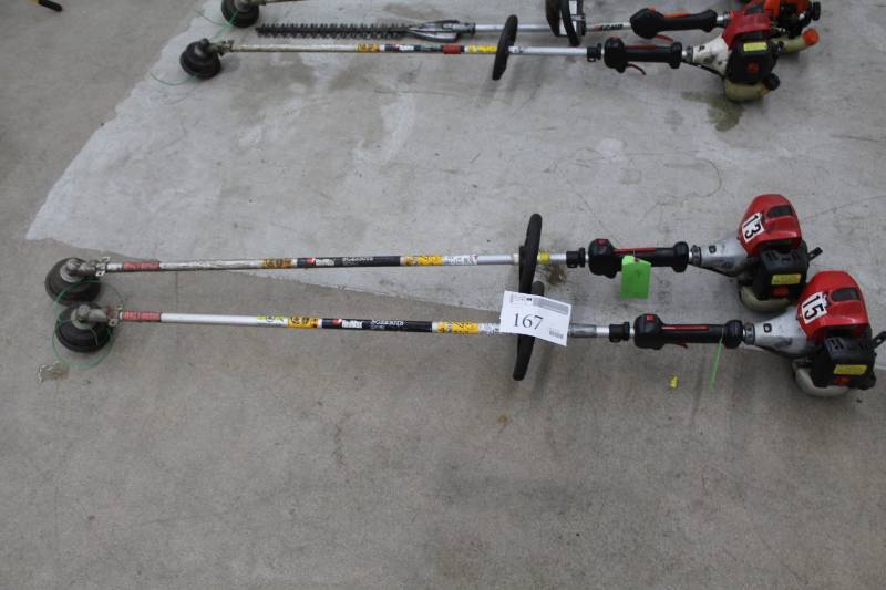 lot 167 image: RedMax Commercial Straight Shaft Gasoline Powered String Trimmer