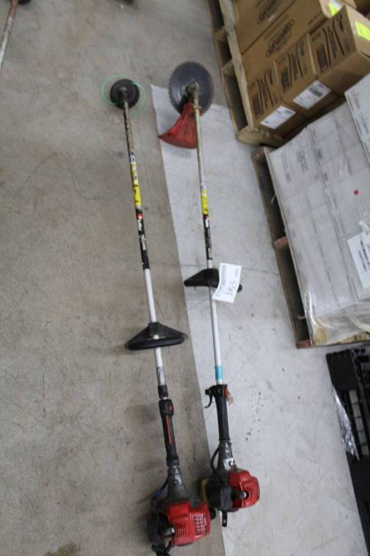 lot 165 image: RedMax Commercial Straight Shaft Gasoline Powered String Trimmer, Bush Trimmer Saw