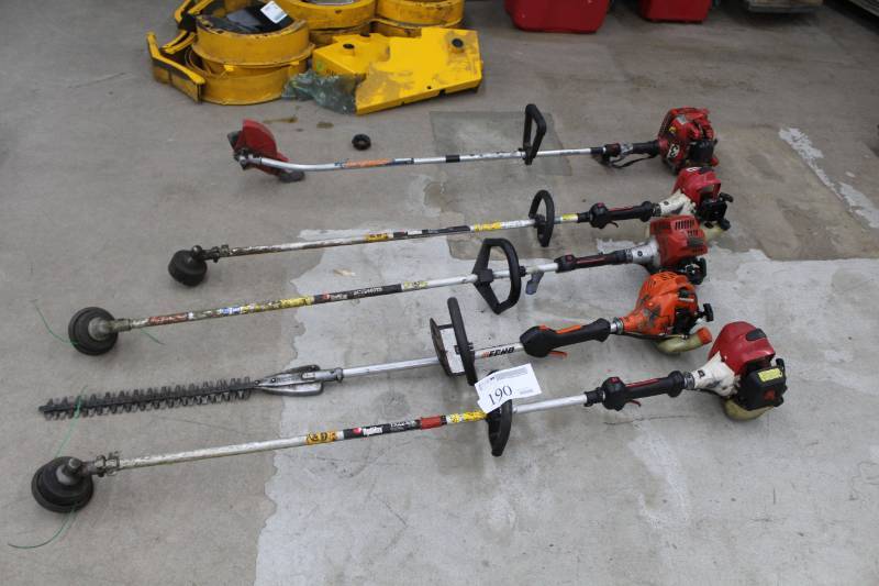 lot 190 image: Echo,RedMax Gasoline Powered Weed Trimmers