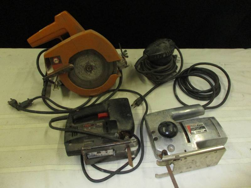 Two Jigsawas, Skil Saw and a sander