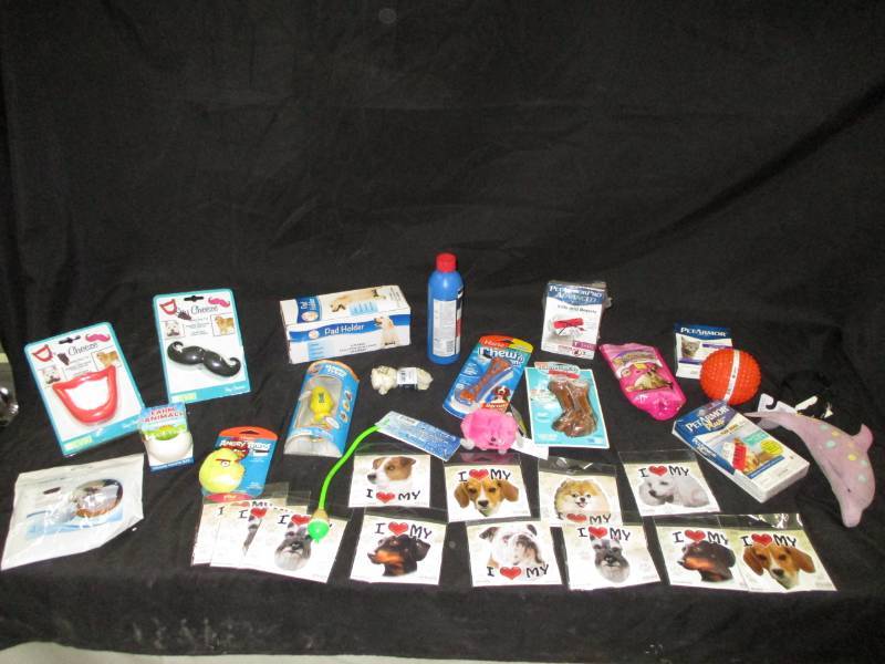 Pet items, dogs and cats unused and unopened