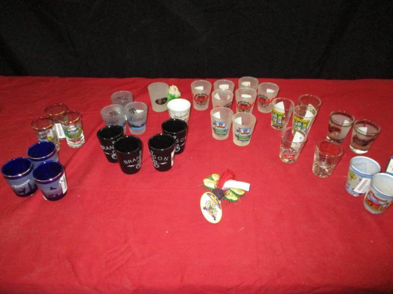 Unused shot glasses