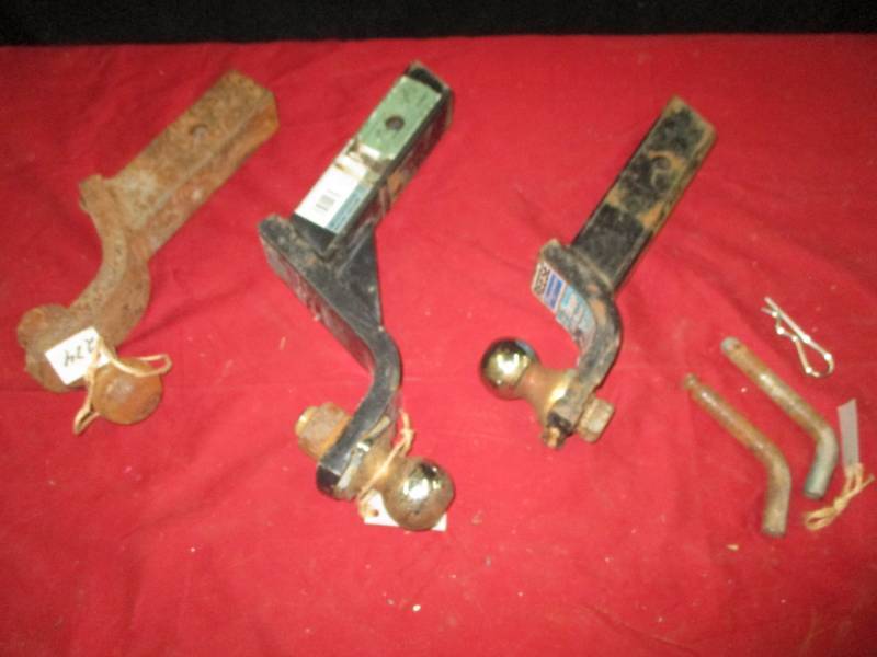 Various Hitch Recievers and hitch balls 1 78 and 2 in