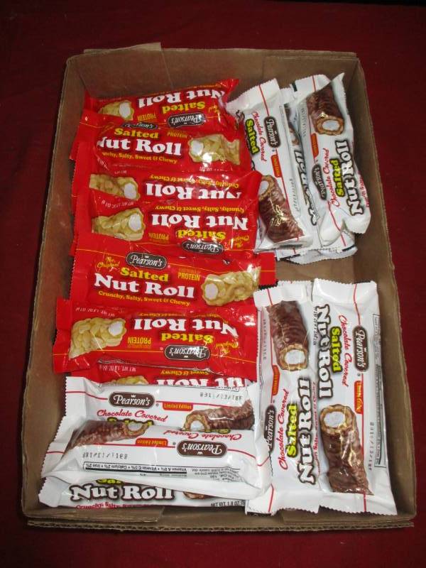 29 Salted Nut Roll and Choc Nut Roll