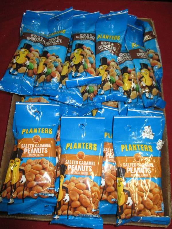 34 Planters Salted Caramel Peanuts and Planters Nuts and Chocolate