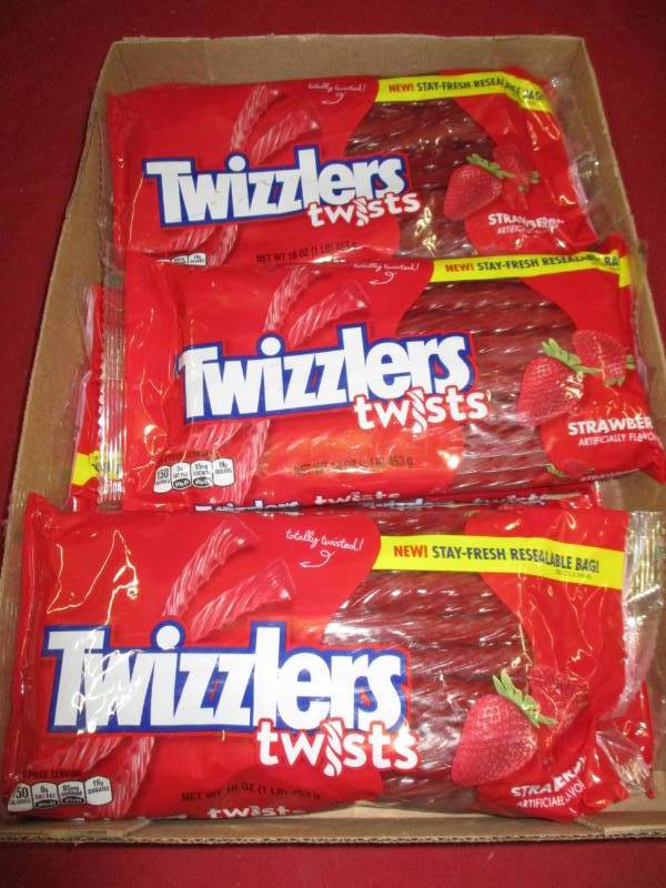 6 Big bags of Strawberry Licorice