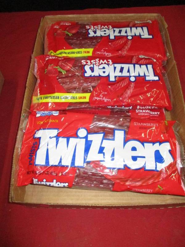6 Big bags of Strawberry Licorice
