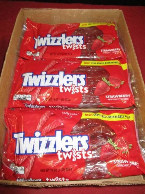 6 Big bags of Strawberry Licorice