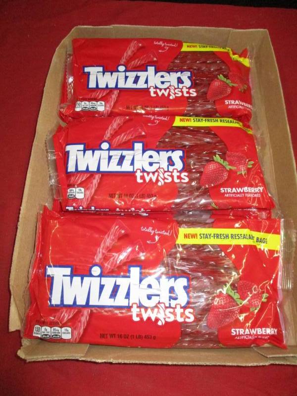6 Big bags of Strawberry Licorice