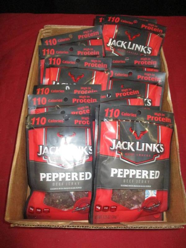 13 Packs  Peppered Jerky