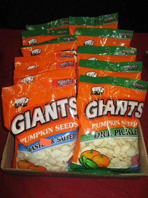 12 pumpkin seeds