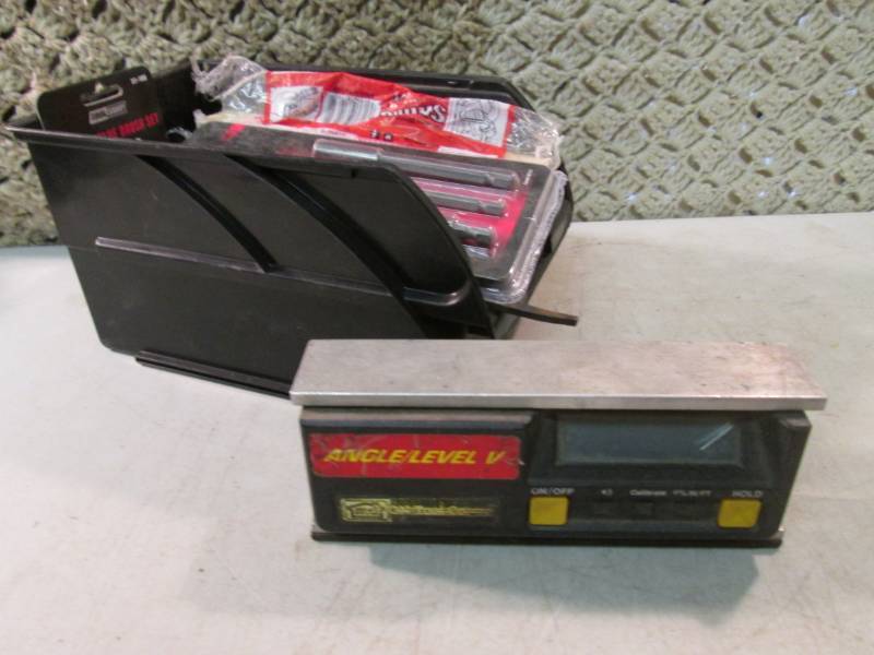 lot 6 image: Angle  Level V Powers On and Plast...