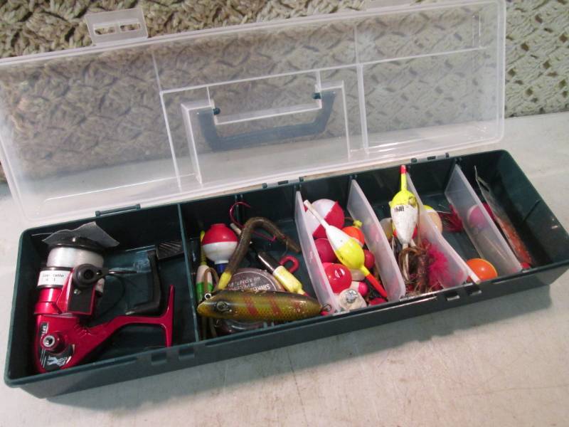 lot 74 image: Lot of Misc Fishing Tackle and Reel...