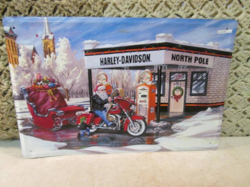 lot 97 image: Harley Davidson Tin Sign 15 14 x ...