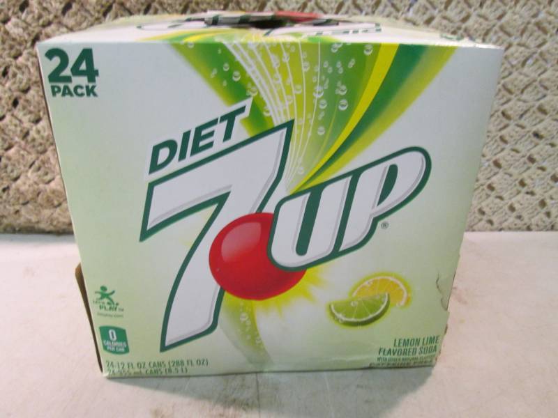 lot 101 image: 24-Pack Case of Diet 7-Up  B-1...