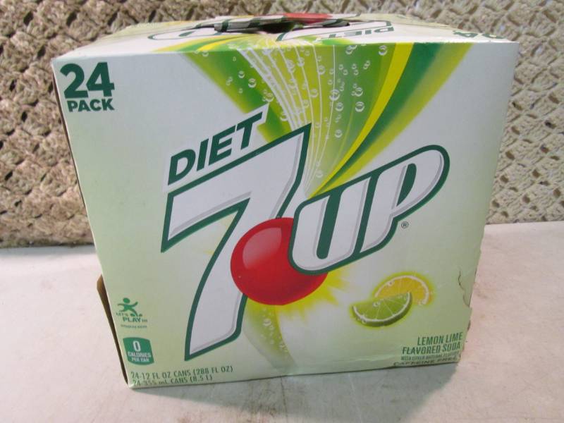 lot 103 image: 24-Pack Case of Diet 7-Up  B-1...