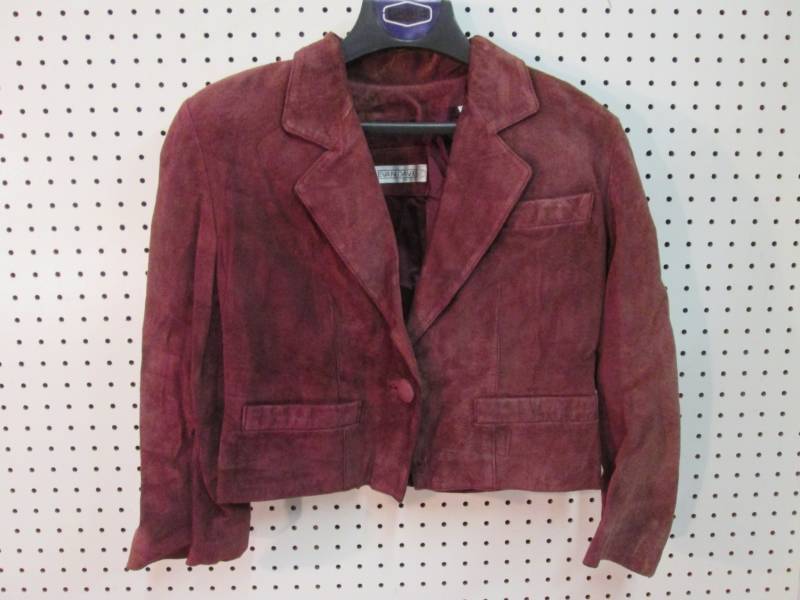 lot 121 image: Burgundy Evan Davies Petite Seade L...