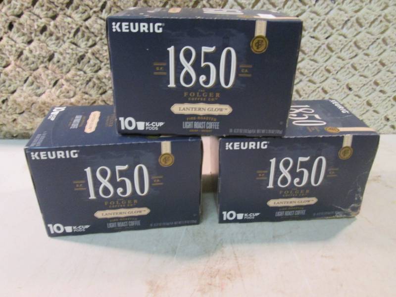 lot 135 image: 3 Boxes of Keurig 1850 Lantern Glow...