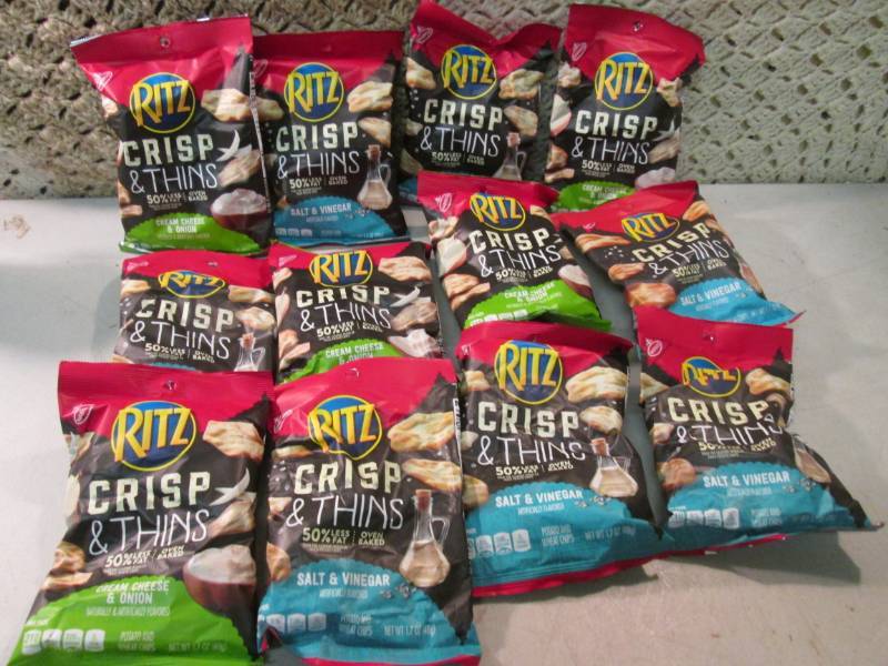 lot 151 image: 12 Bags of Mix Flavored Ritz Crisp ...