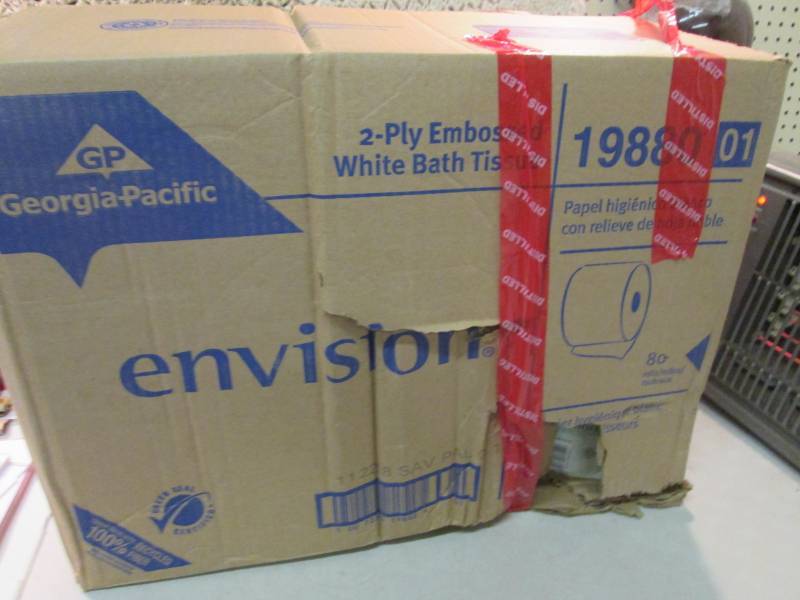 lot 210 image: Case of 80 Rolls of 2-Ply Bath Tiss...