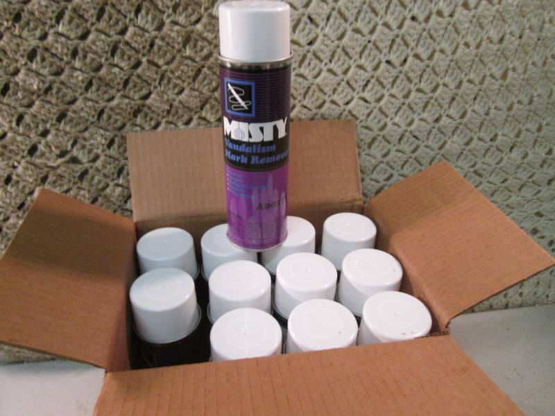 lot 211 image: Case of 12 Cans of Misty Vandalism ...