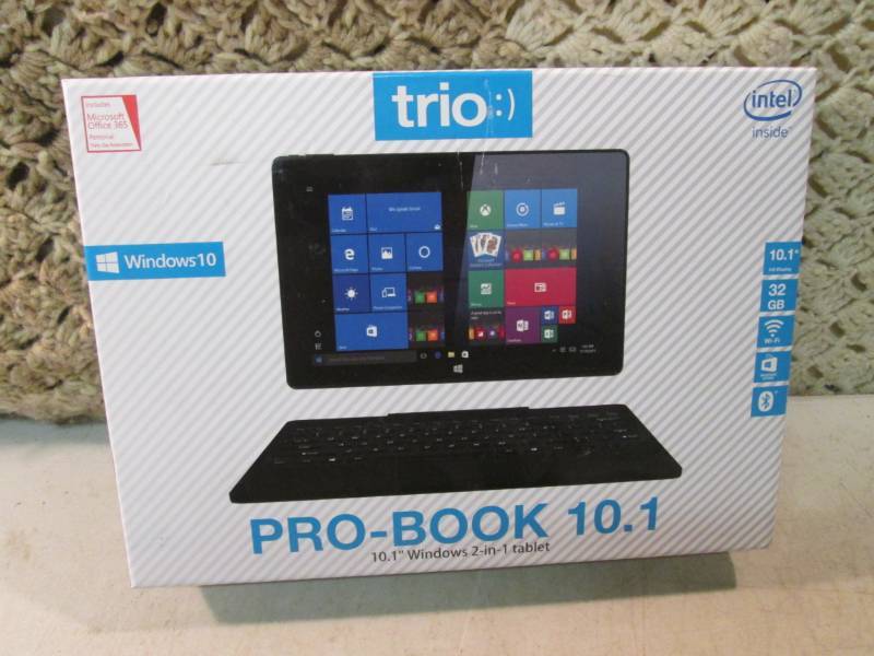 lot 249 image: Trio Pro-Book 10.1 Windows 2-in-1 ...