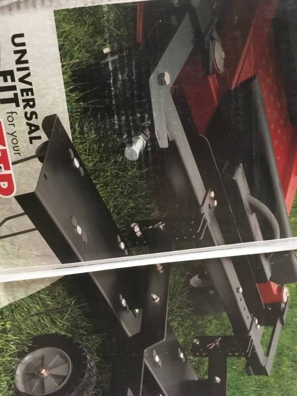 lot 25 image: Brinly-Hardy 48 in. Front Mount Dethatcher for ZTR Mowers not used