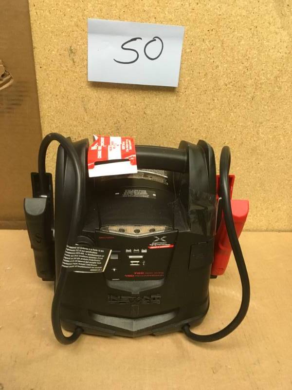 lot 50 image: Schumacher Battery Extender 12-Volt, 750 Amp Battery Jump Starter in good condition