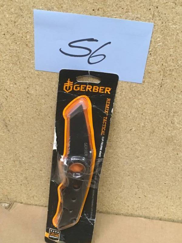 lot 56 image: Gerber Remix 3 in. Tactical Folding Knife in good condition